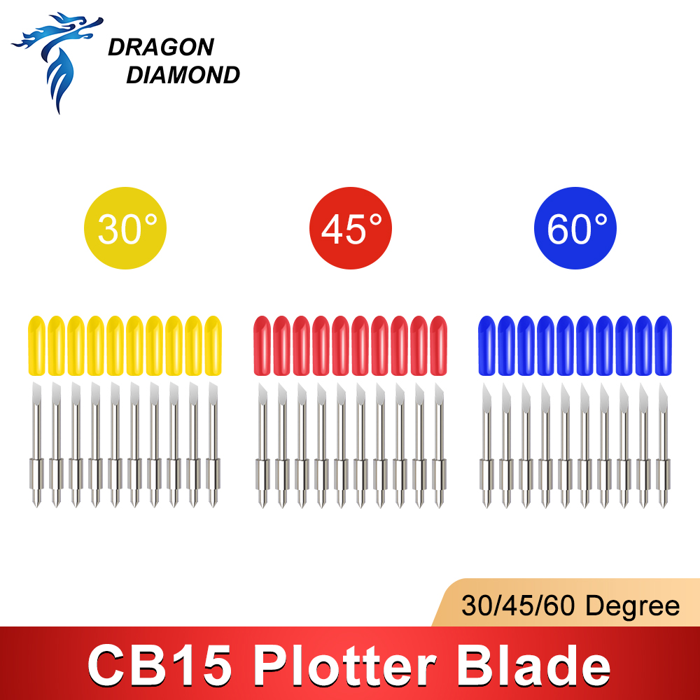 Cutting Plotter Blade - التنين الماس 5 قطعة 30/45/60 درجة