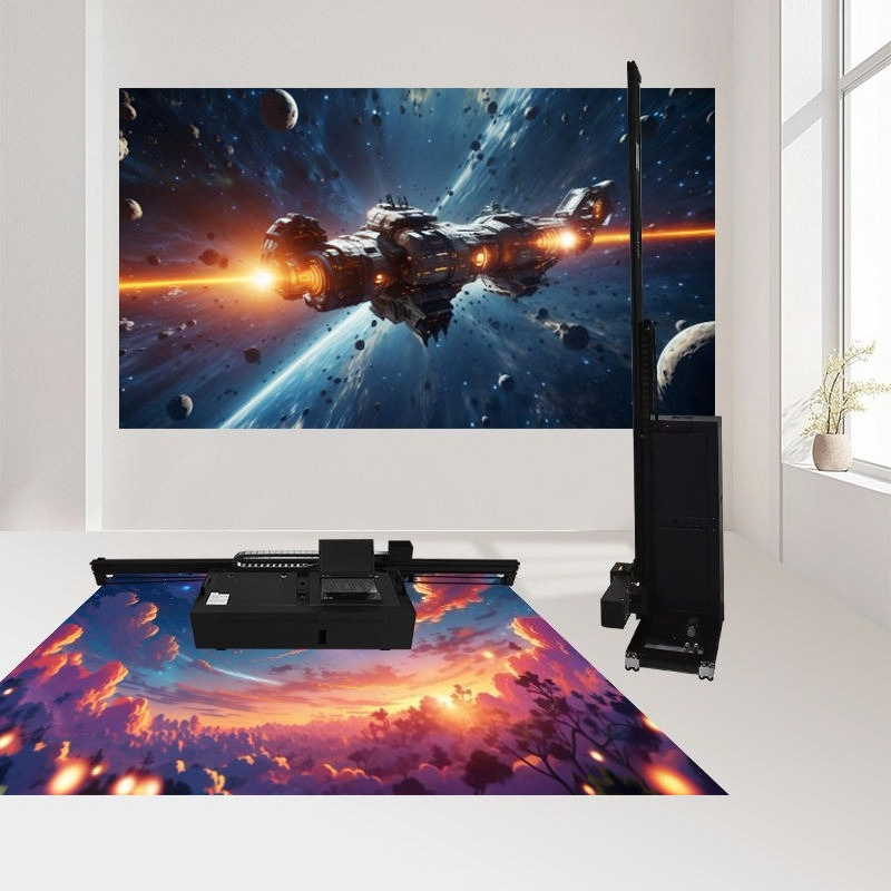Commercial Wall Printing Machine - آلة طباعة جدارية بالأشعة فوق البنفسجية