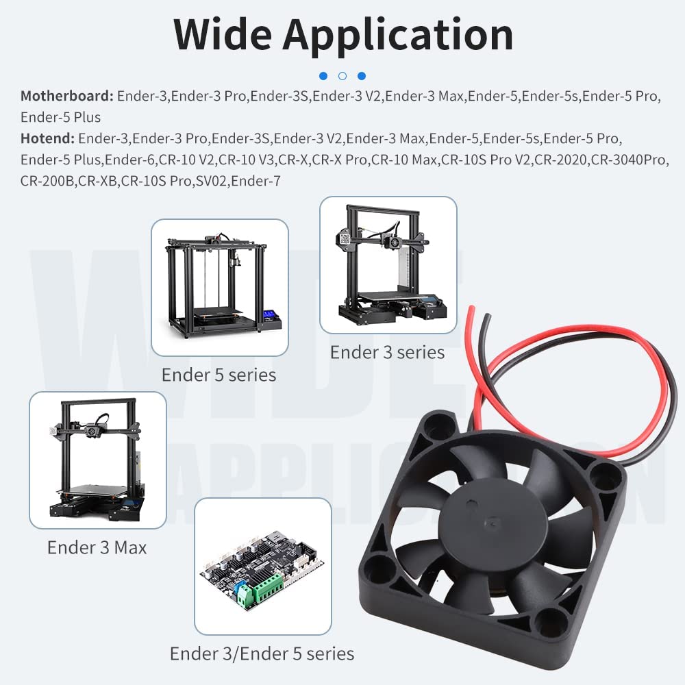 2 قطعة مراوح Creality الأصلية  - مراجعة Creality Printer Ender 3 وسعره