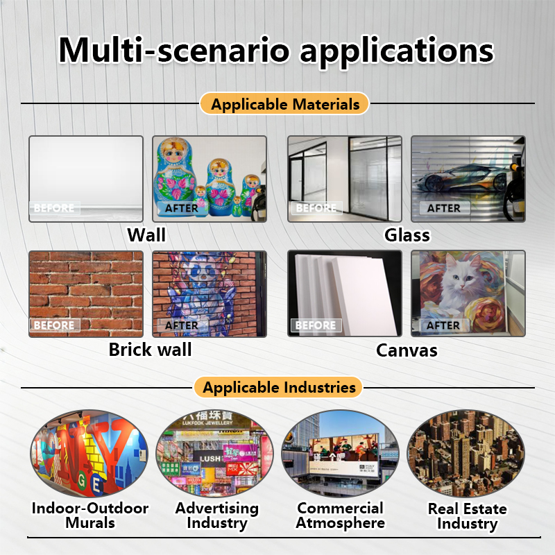 طابعة جدارية محمولة بدقة 52880 - مراجعة Commercial Wall Printing Machine وسعره