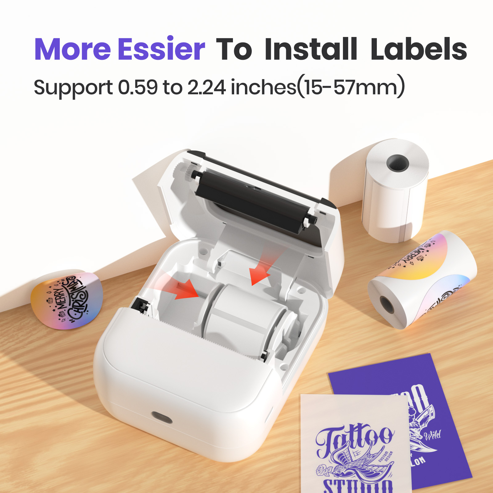 C50 طابعة الوشم اللاسلكية الصغ - مراجعة Commercial Book Printing Machines وسعره