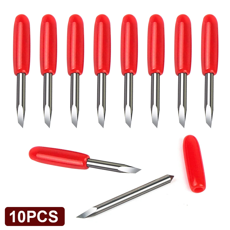 10 قطع/مجموعة شفرات قطع فينيل  - مراجعة Cutting Plotter Blade وسعره