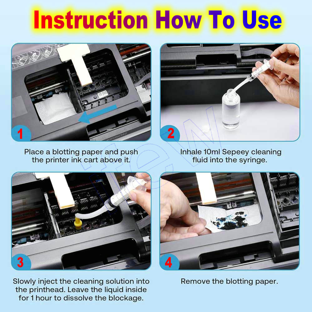طقم تنظيف رأس الطابعة النافثة  - مراجعة Print Head Cleaning Kit وسعره