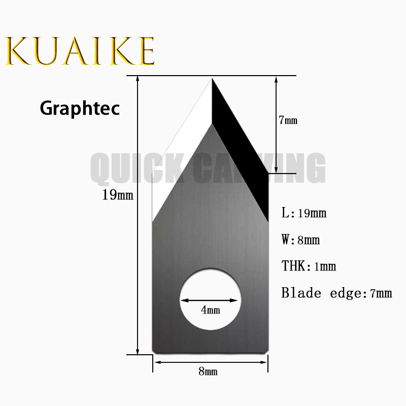 1 قطعة Graphtec ورقة كسر سكين  - مراجعة Cutting Plotter Blade وسعره
