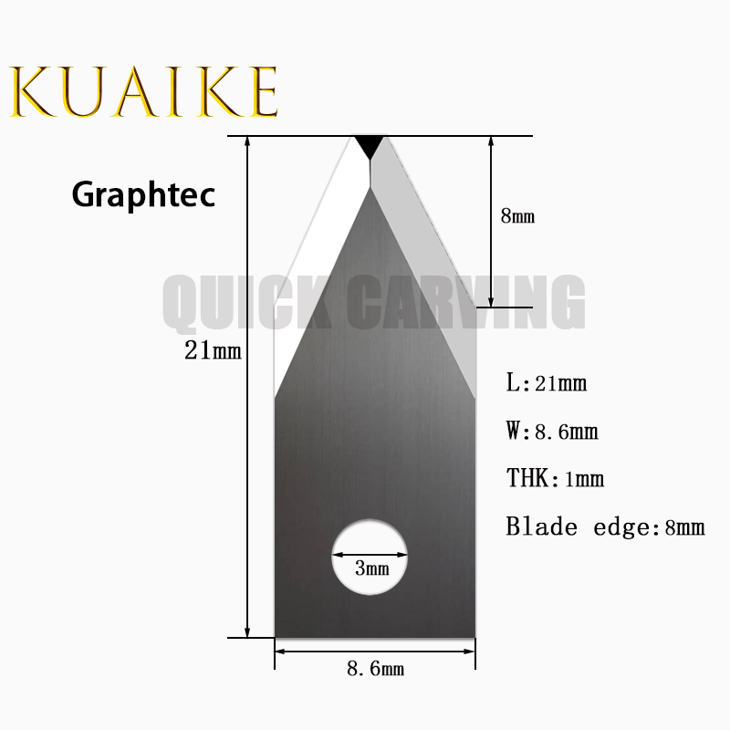 1 قطعة Graphtec ورقة كسر سكين  - مراجعة Cutting Plotter Blade وسعره